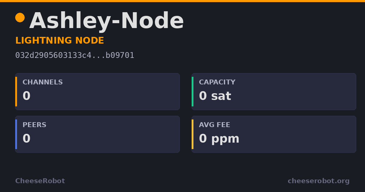 Ashley-Node Lightning Node